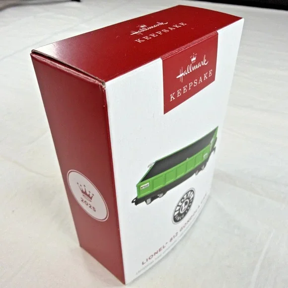 Hallmark Keepsake 2025 Lionel 812 Gondola Car * Metal, Wheels Turn * New in Box - Picture 5 of 6